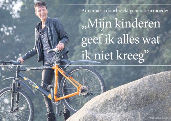 Annamaria doorbreekt generatiearmoede: 'mijn kinderen geef ik alles wat ik niet kreeg' Annamaria doorbreekt generatiearmoede: 'mijn kinderen geef ik alles wat ik niet kreeg'